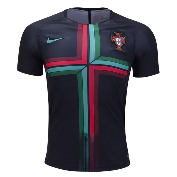 Maillot Football Portugal 2018 Pre Match Noir